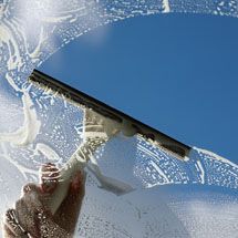 Glazenwasser in Huizen