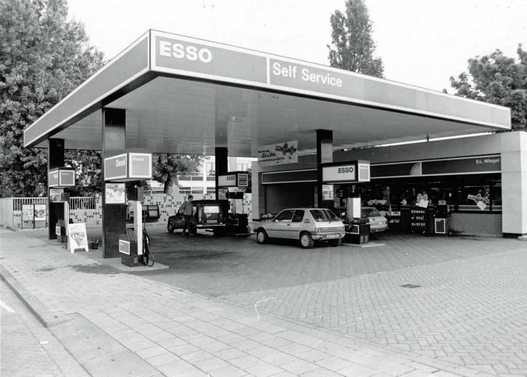 Benzinestation in Huizen