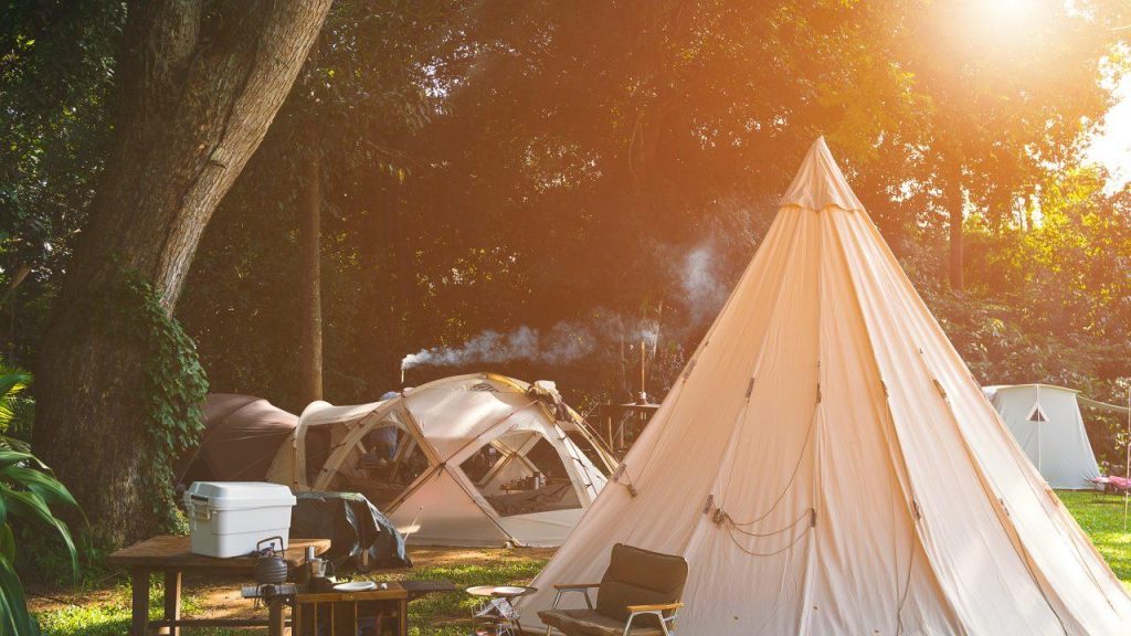 Campingwinkel in Huizen